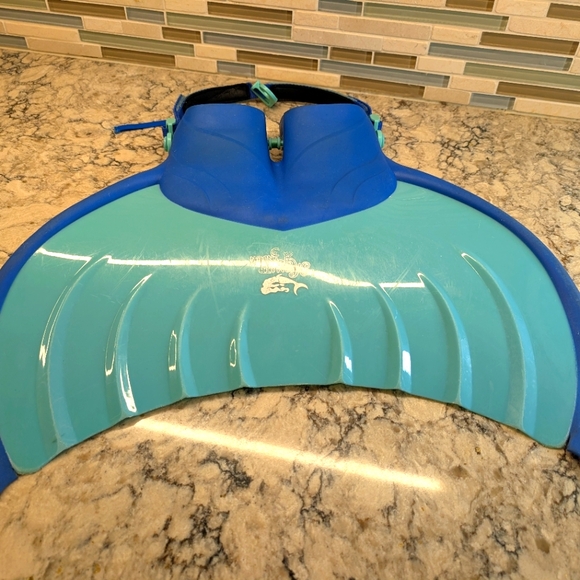 Mermaid Kids Monofin Swimming Fin, Mermaid Linden Blue Size 1-4 - Picture 1 of 8